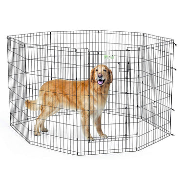 42″ Black Exercise Pen with Full MAX Lock Door